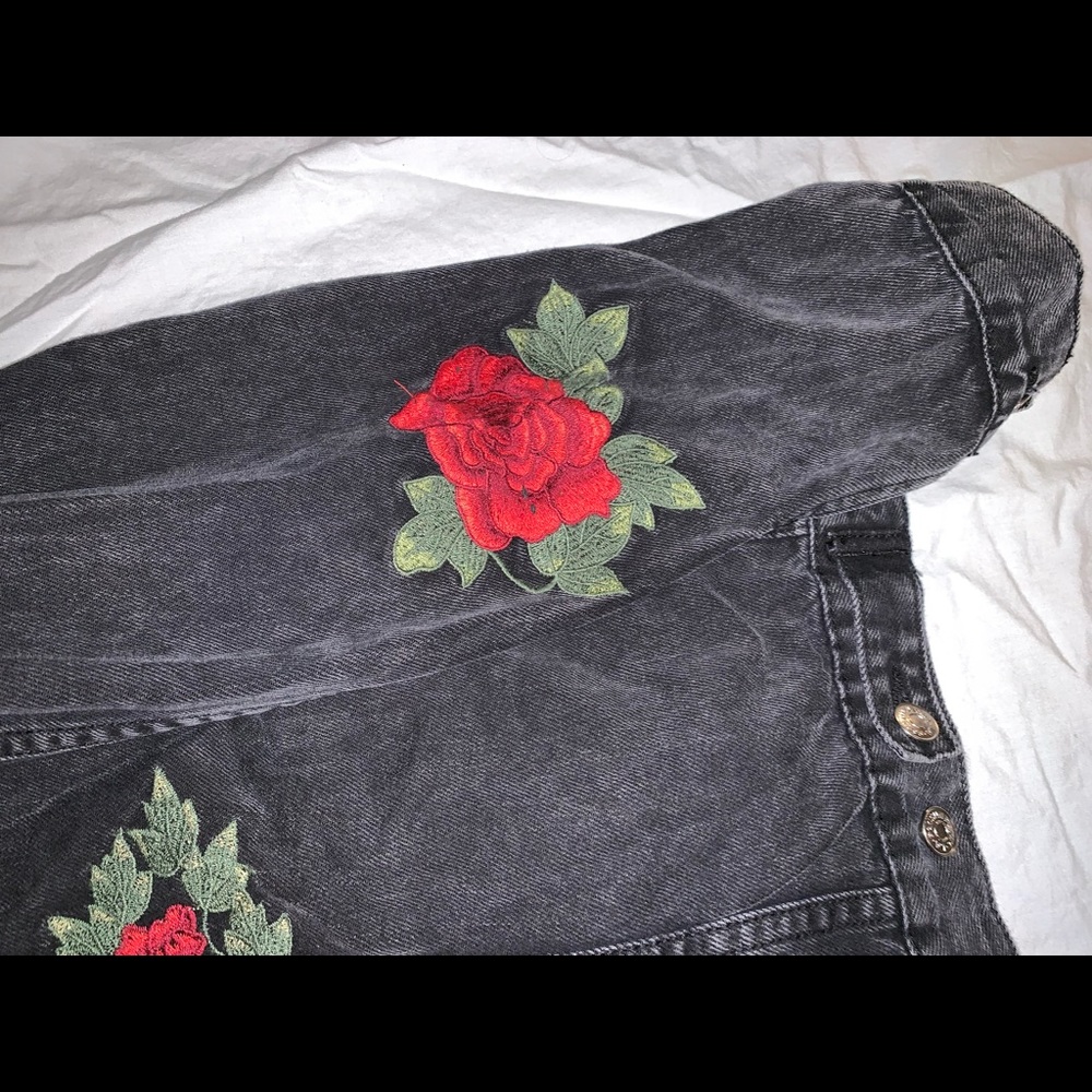 men’s black jean jacket